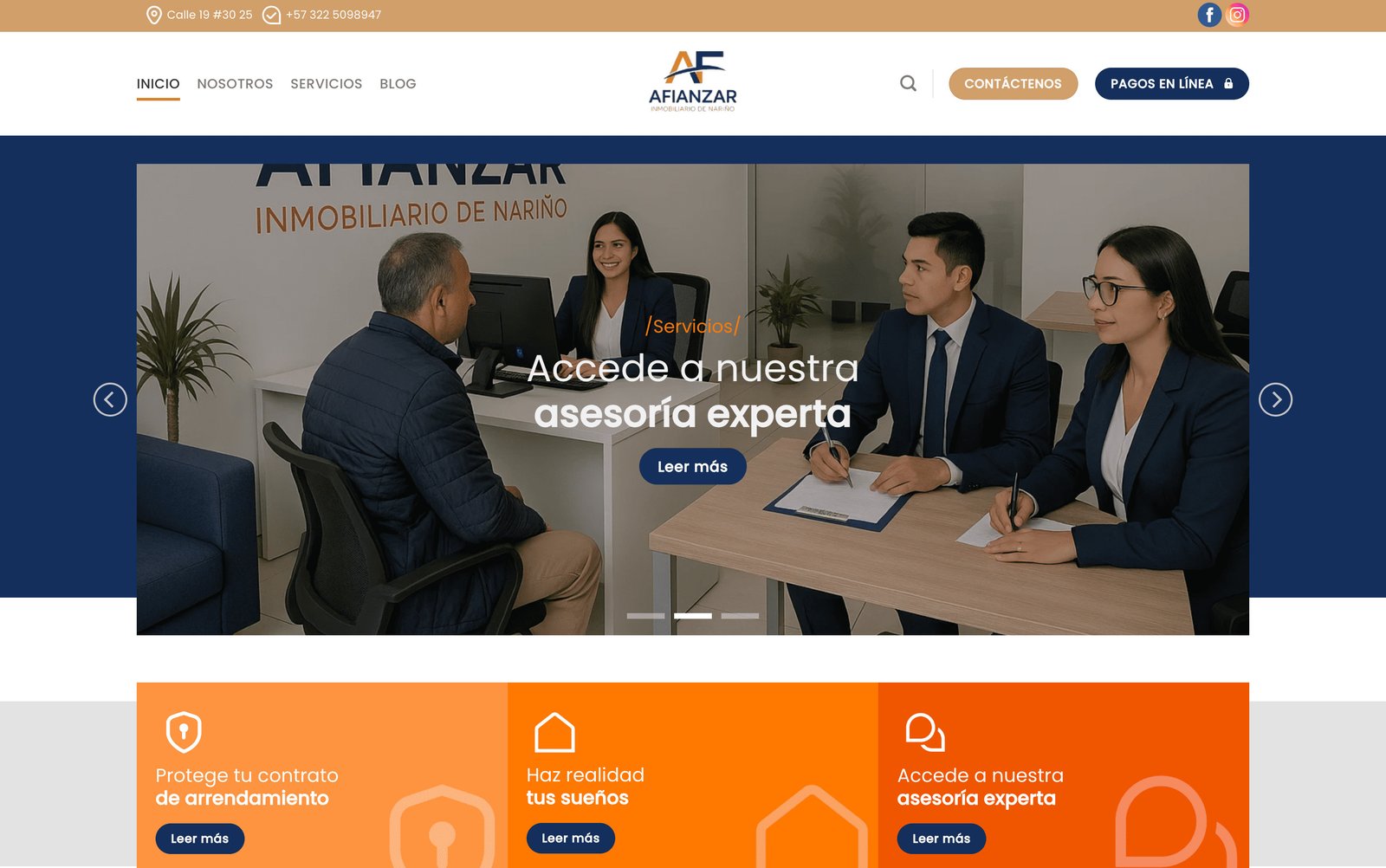 Proyecto Afianzar Nariño desarrollado por Leo Romero