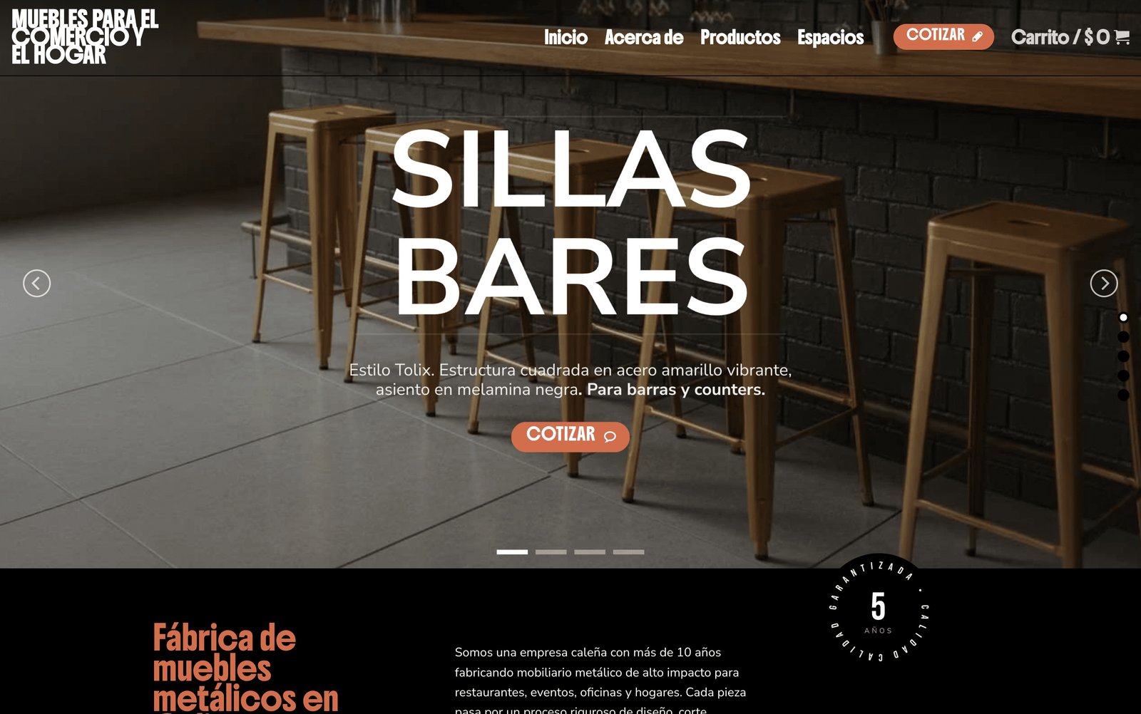 Proyecto SuperStar Muebles desarrollado por Leo Romero