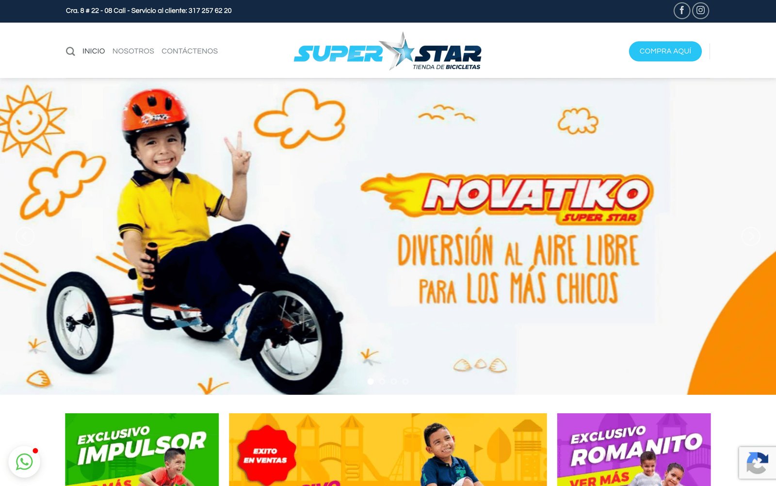 Proyecto SuperStar Bicicletas desarrollado por Leo Romero